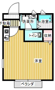ベルクフェルト【1階】の間取り