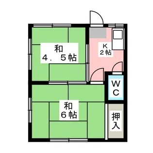 白田荘【3階】の間取り