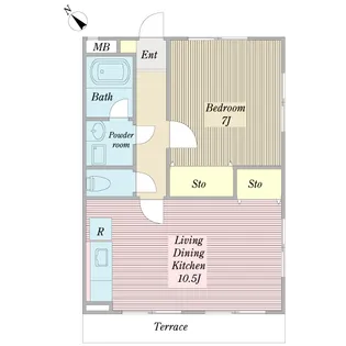 REFINADO【1階】の間取り