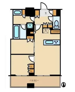 WORLD TOWER RESIDENCE【18階】の間取り