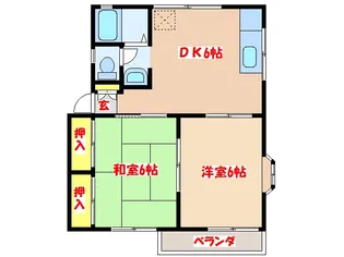 フレグランスAKI【2階】の間取り