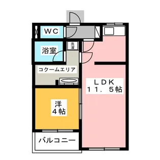 VILLA COCOON上島【3階】の間取り