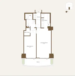 愛宕グリーンヒルズフォレストタワー【28階】の間取り