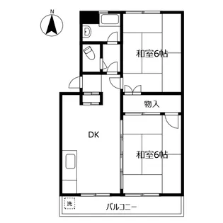 服部ビル B棟【3階】の間取り