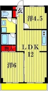 三洋ガーデン【4階】の間取り