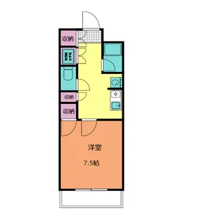 プロプル川名【2階】の間取り