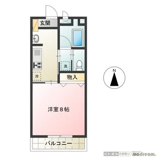 サンホワイトエトワール【1階】の間取り