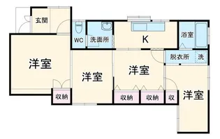 神奈川県藤沢市鵠沼松が岡4【一戸建】の間取り