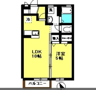 東京都西東京市住吉町4【アパート】の間取り