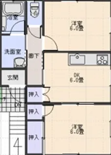 ポートタウン【1階】の間取り