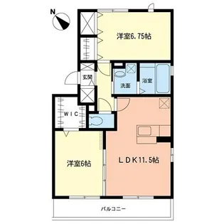 ベルジュ湘南【3階】の間取り