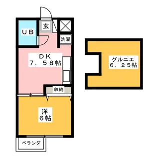 ロータス久我山【3階】の間取り