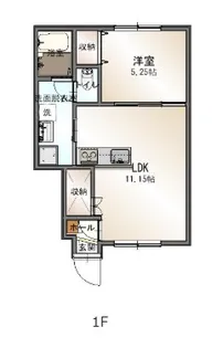 ゆうゆう3 1階【1階】の間取り