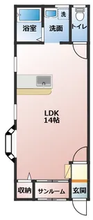 サクラメントハウス21【1階】の間取り