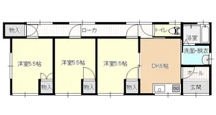 山口県宇部市上野中町【一戸建】の間取り