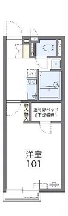 レオネクスト三の沢【1階】の間取り