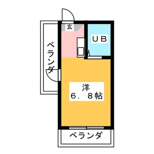 ドール本願寺【3階】の間取り