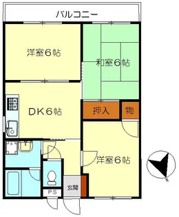 スプランディード【2階】の間取り