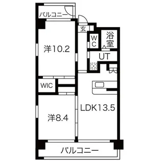シャンスマイル【3階】の間取り