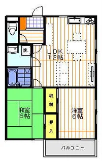 エスポワール駅西【1階】の間取り