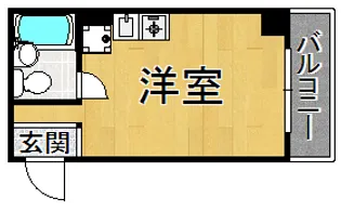 AIROSE立花【3階】の間取り