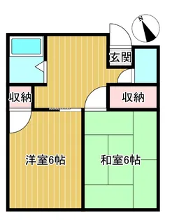 長野県上田市蒼久保【アパート】の間取り