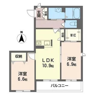 プロンシア青木【3階】の間取り