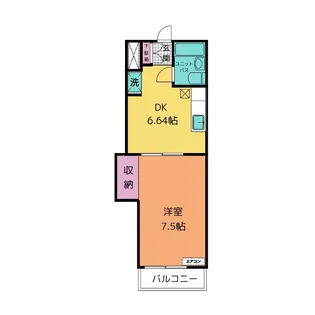 メゾン富士【3階】の間取り