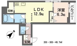 竹水苑【2階】の間取り