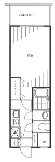 メゾン・ド・ヴィレ高輪【12階】の間取り