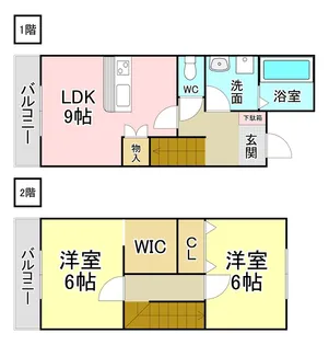 ラ・ボヌール小倉南の間取り