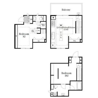 神奈川県横浜市中区小港町1【一戸建】の間取り