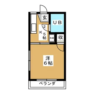 カステルイシイ【1階】の間取り