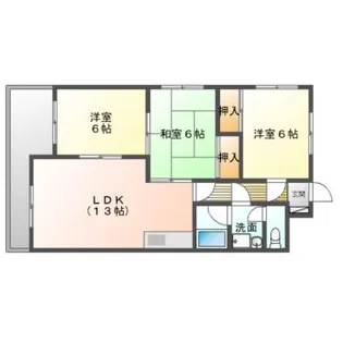 愛媛県宇和島市大宮町3【マンション】の間取り