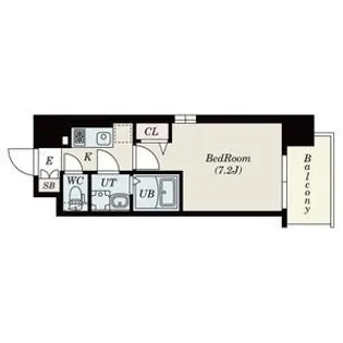 1Kの間取り画像