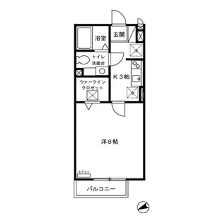 東京都練馬区平和台4【アパート】の間取り