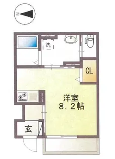 東京都新宿区上落合2【アパート】の間取り