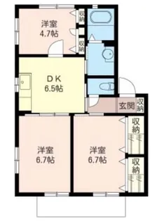 ミラコスタC【1階】の間取り