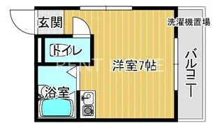 メゾン竹ノ内【1階】の間取り