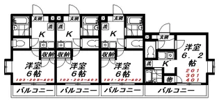 東京都大田区大森北6【マンション】の間取り