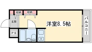 ネオハイツ第3新大阪【9階】の間取り
