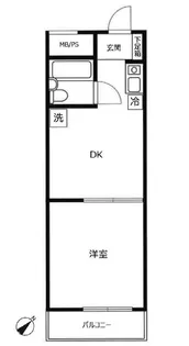 ルーブル小石川・森田ビル【4階】の間取り