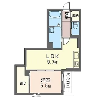 Lien Fleur【3階】の間取り