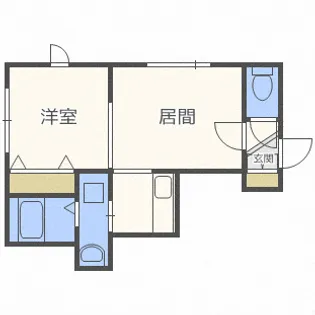 ティムズ【2階】の間取り