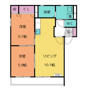 ブレシアスヒル I【2階】の間取り