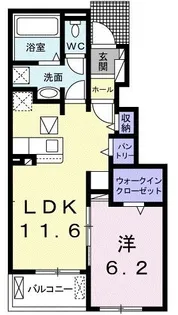 Rise Light【1階】の間取り