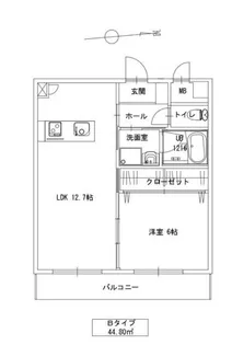 ラ・フォーレ【3階】の間取り
