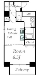ノールお茶の水【5階】の間取り