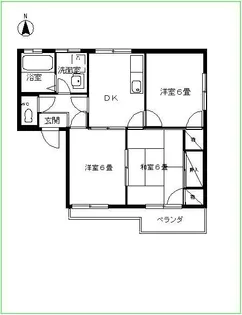 ヴィラセブン(A棟 B棟)【1階】の間取り