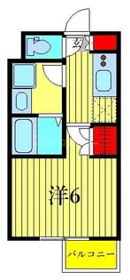 1Kの間取り画像